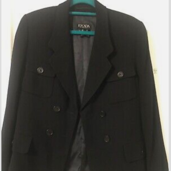 Escada elements womendobel breasted jacket in perfect condition size 42